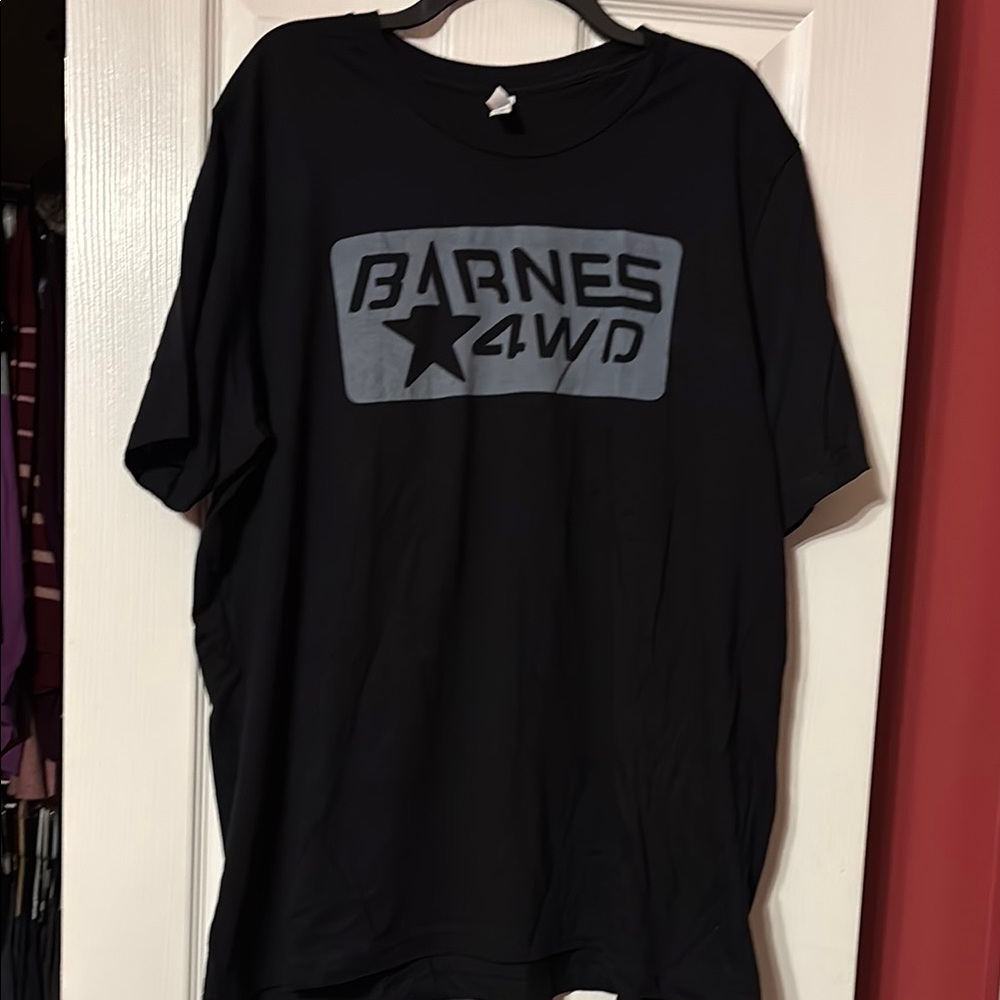 NWOT Barnes 4th black tshirt size 2XL